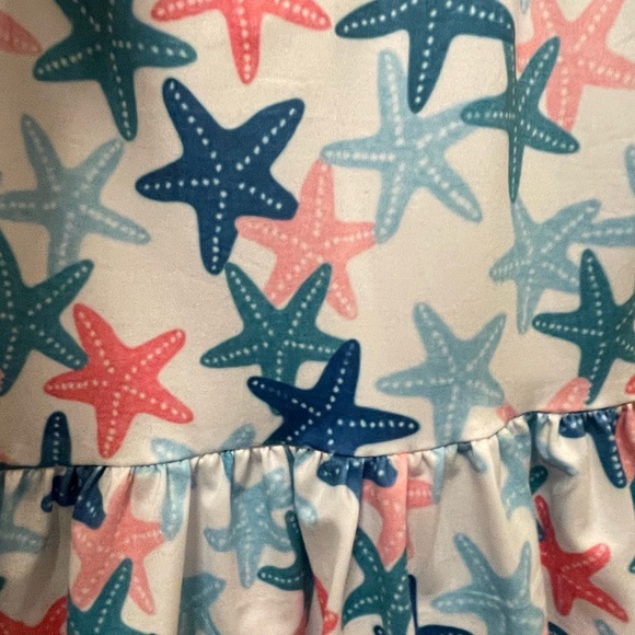 Starfish hooded dress Sz 5/6 - Picture 3 of 4
